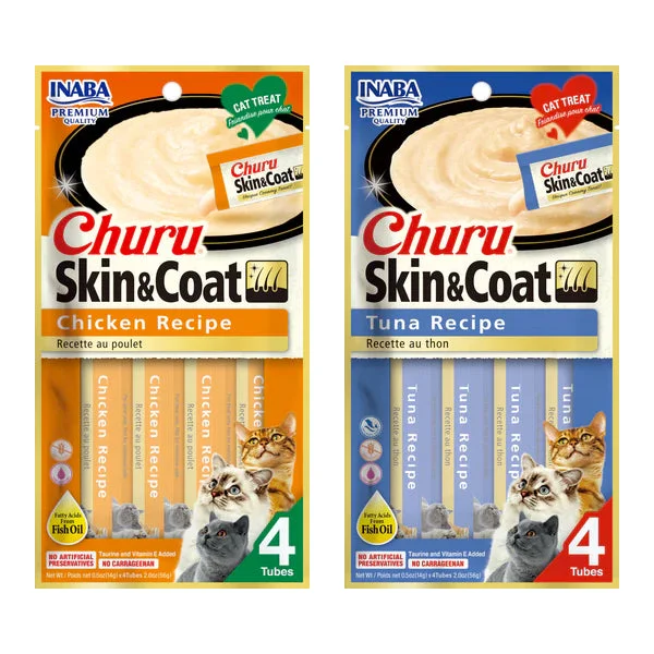 Churu Puree for Skin & Coat Tubes