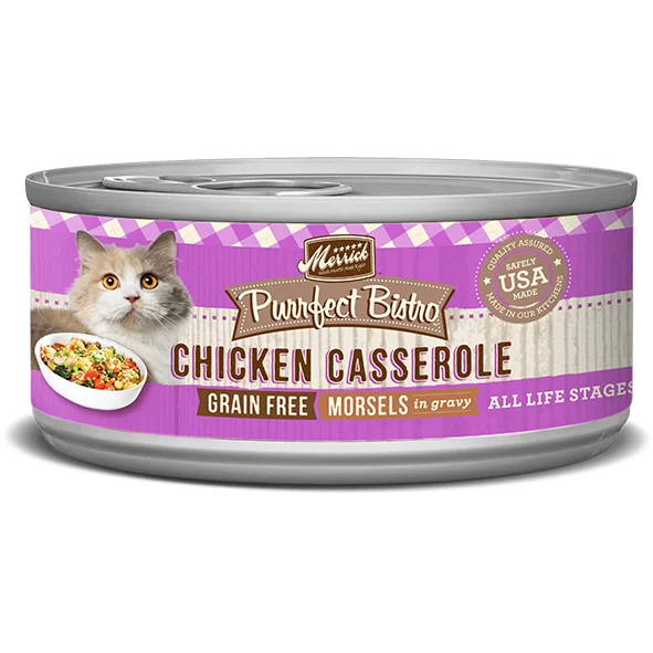 Merrick Purrfect Bistro Grain Free Morsels Chicken Casserole