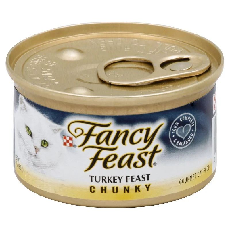 Fancy Feast Chunky Turkey Feast - 3 OZ 24 Pack