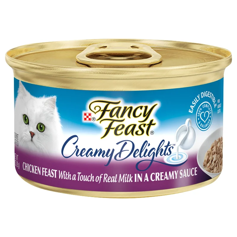 Fancy Feast Creamy Delights Chicken Feast in Sauce - 3 OZ 24 Pack