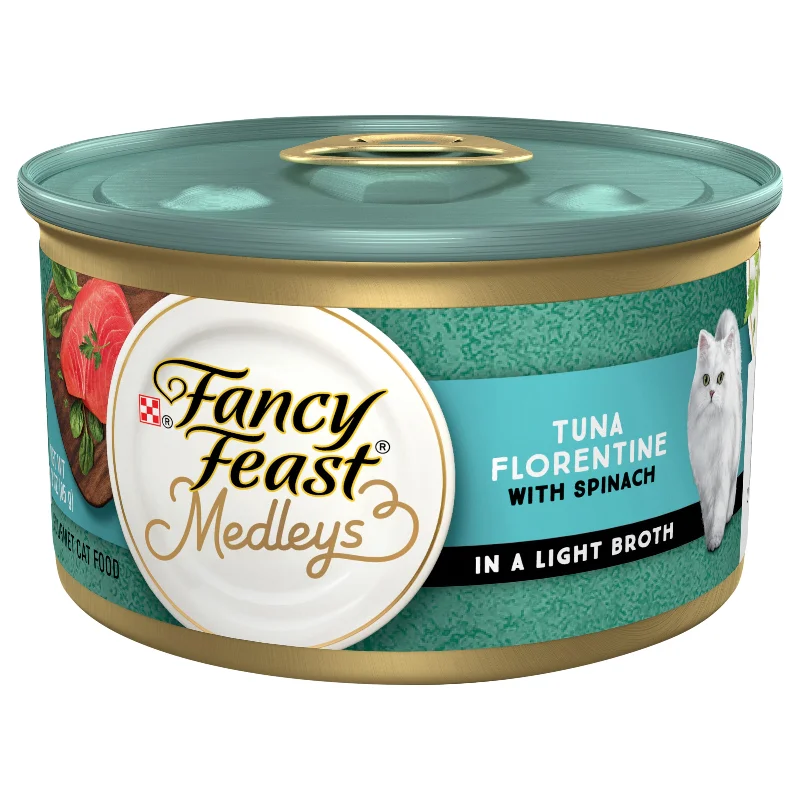 Fancy Feast Medleys Tuna Florentine With Garden Greens - 3 OZ 24 Pack