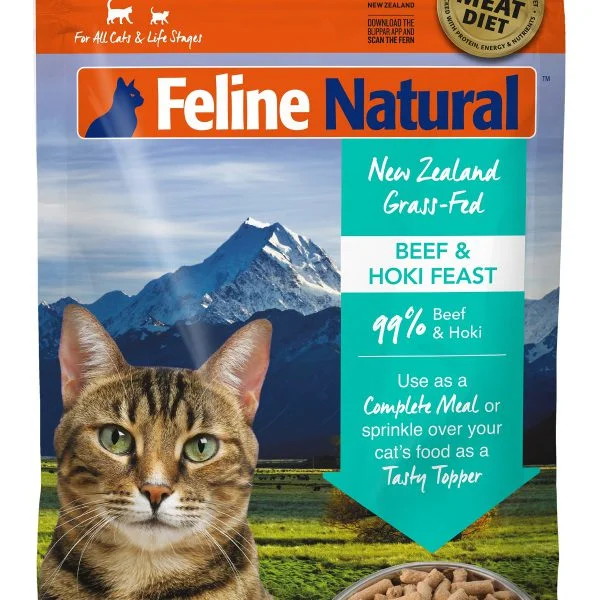 Feline Natural Freeze Dried Beef & Hoki Feast 320g