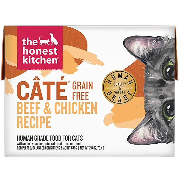 Honest Kitchen GF Pate Beef & Chicken Tetra Pak 2.8oz