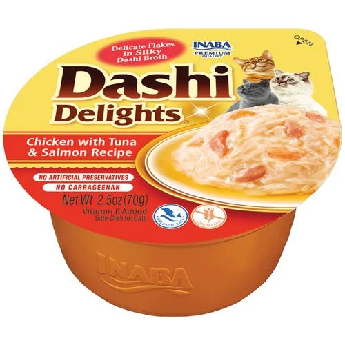 Inaba Dashi Delights - Chicken with Tuna & Salmon 2.5oz