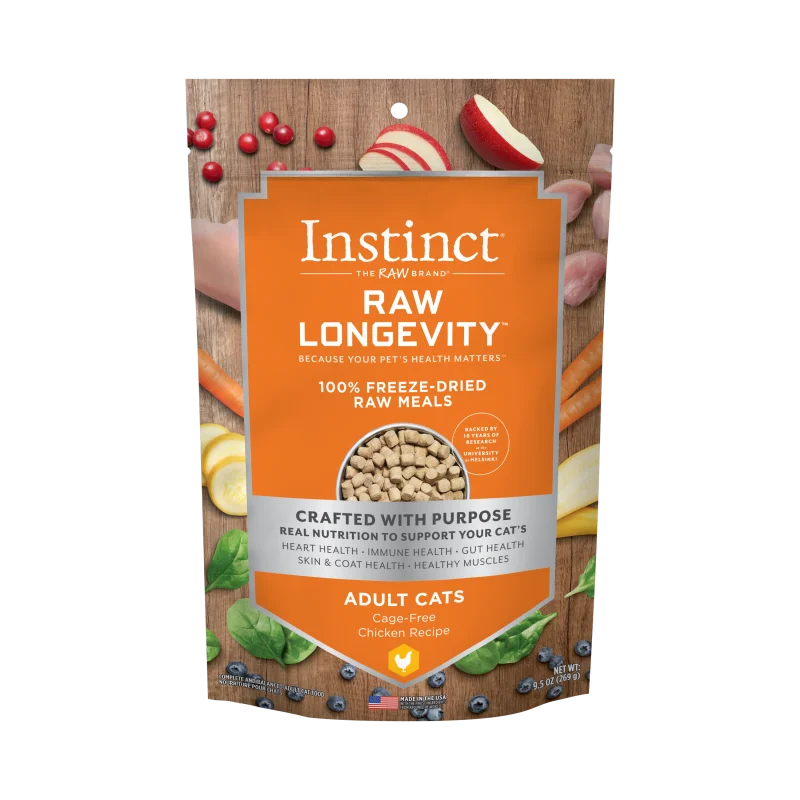 Instinct Raw Longevity Freeze Dried Meals - Chicken 9.5 oz