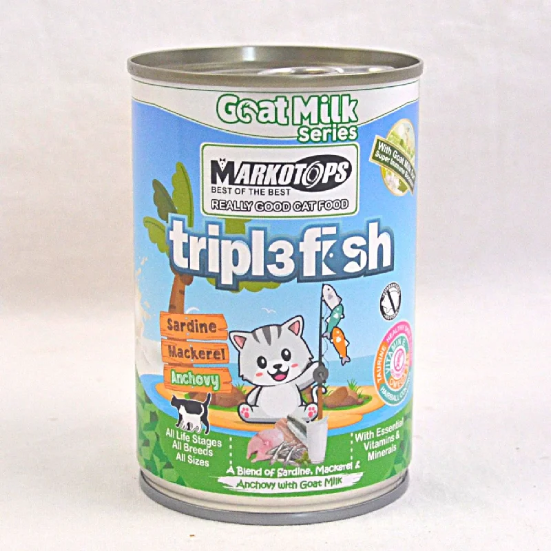 MARKOTOPS Adult Triple Fish Anchovy with Goat Milk 400gr