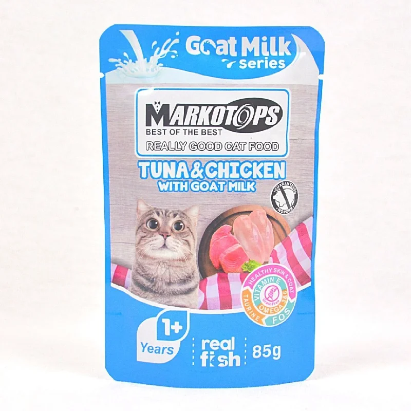 MARKOTOPS Year 1 Plus Tuna Chicken Goat Milk 85g