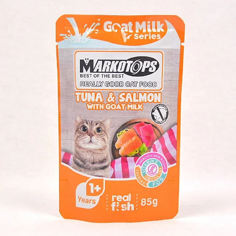 MARKOTOPS Year 1 Plus Tuna Salmon Goat Milk 85g