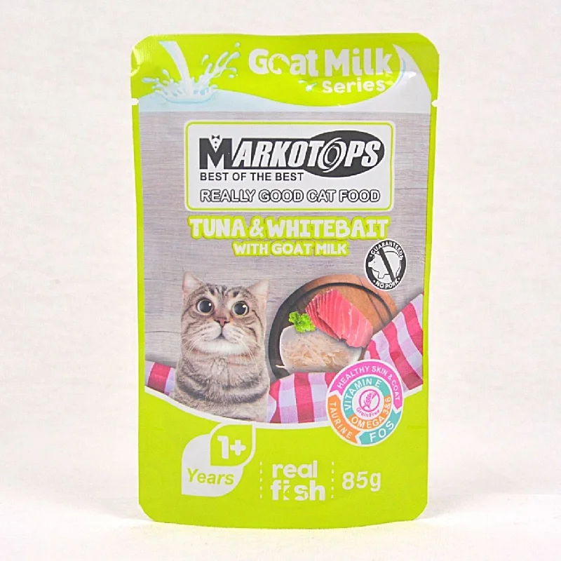 MARKOTOPS Year 1 Plus Tuna Whitebait Goat Milk 85g