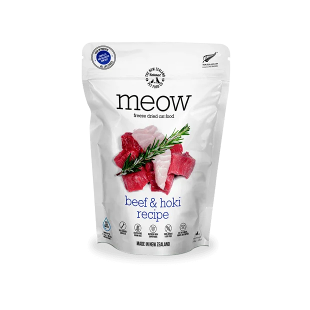 Meow Freeze Dried Beef & Hoki