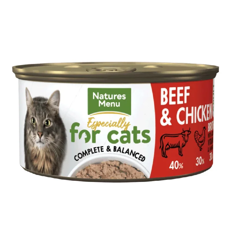 Natures Menu Adult Tin - Beef & Chicken 85g