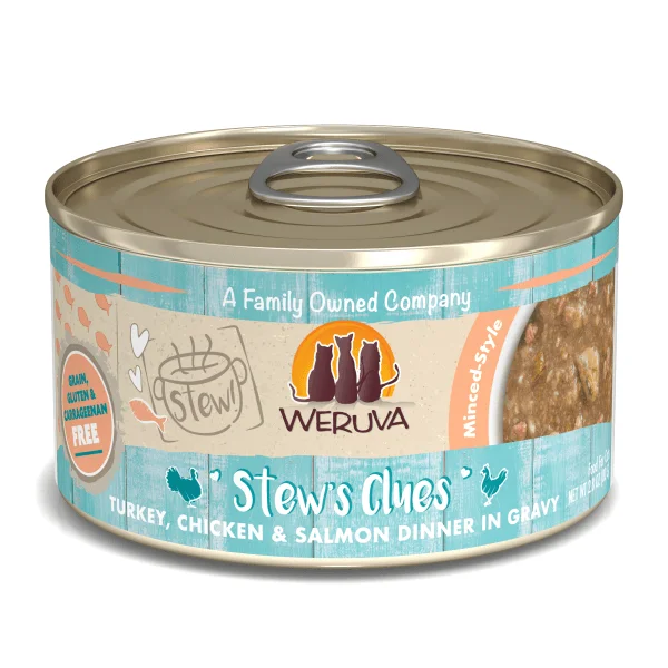 Weruva Stew's Clues Turkey, Chicken & Salmon - 80 g