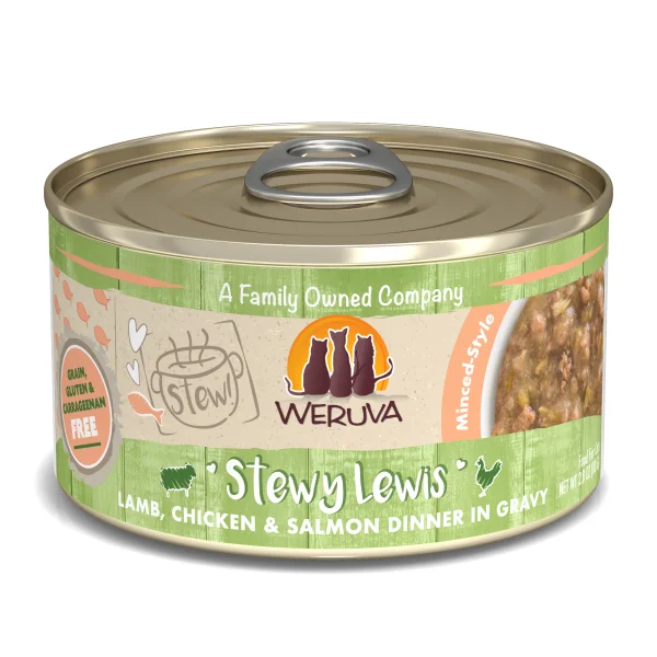 Weruva Stewy Lewis Lamb, Chicken & Salmon - 80 g