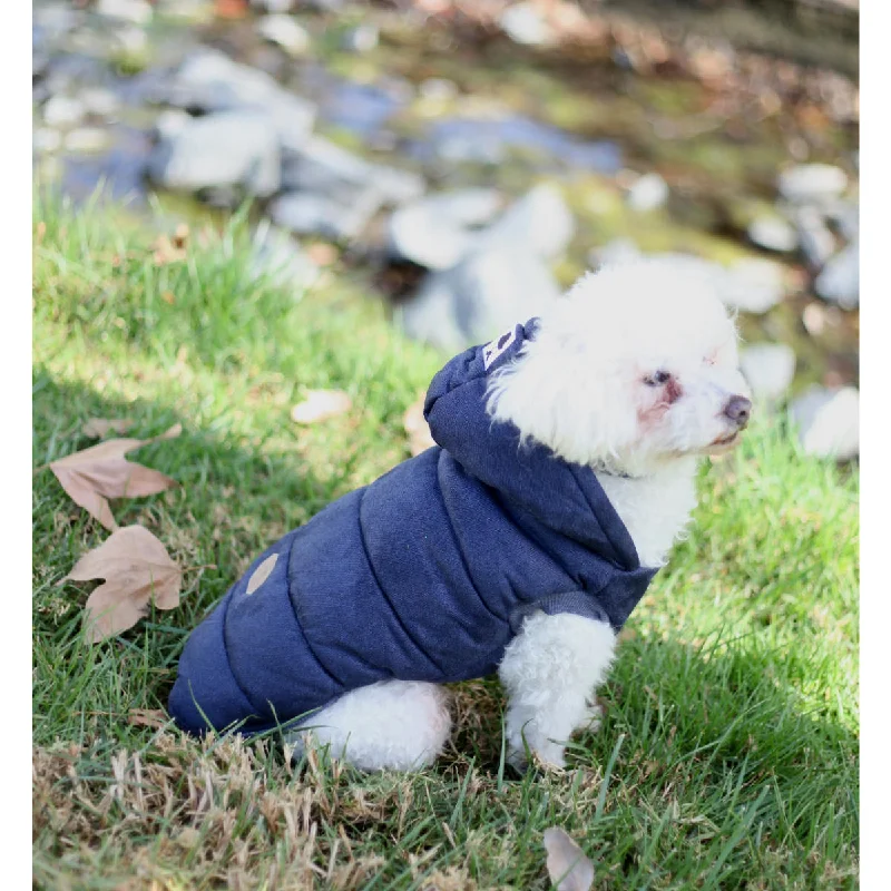 Puffy Mustache Dog Hoody