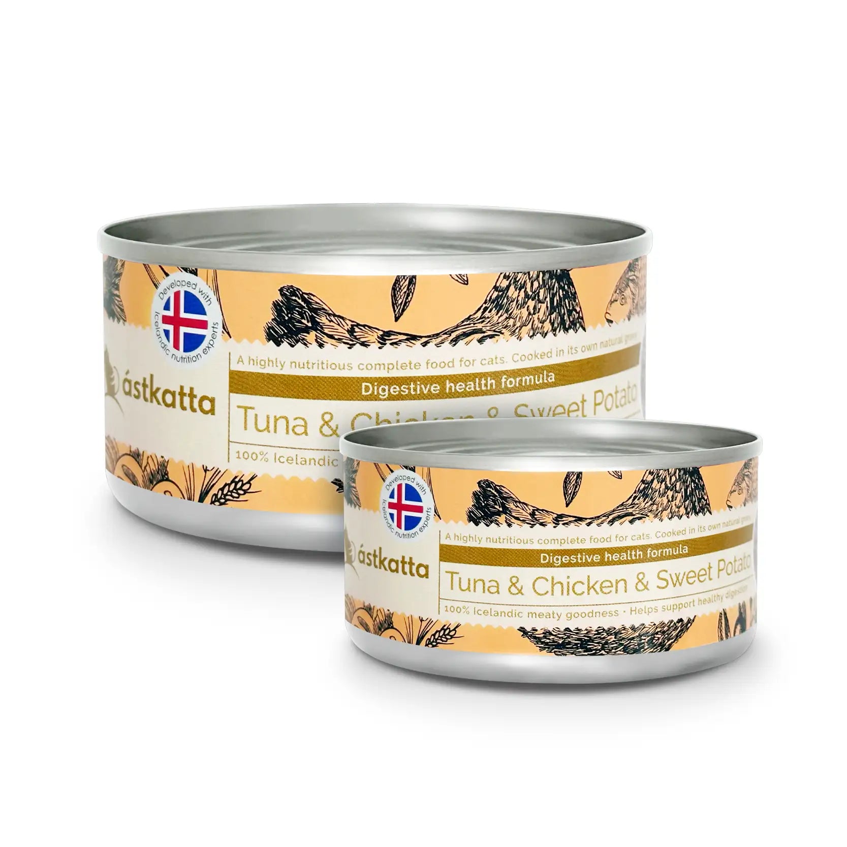 Astkatta Complete Cat Wet Food - Tuna, Chicken & Sweet Potato