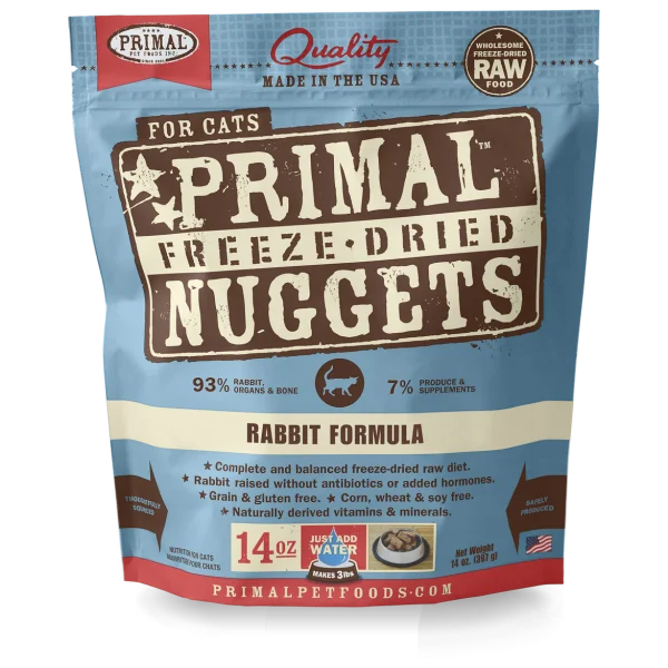 Primal Cat Freeze-Dried Rabbit Nuggets