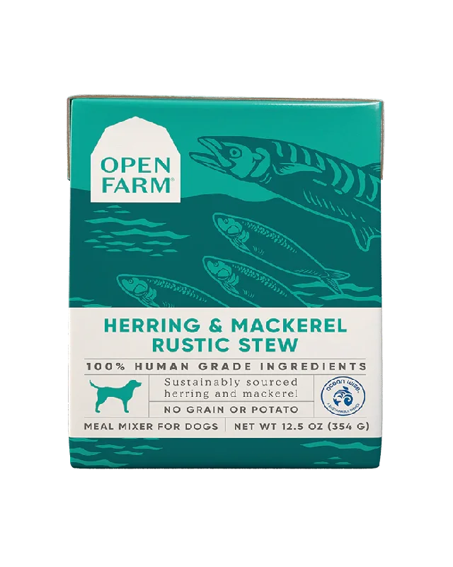 Open Farm Herring & Mackerel Rustic Stew Wet Dog Food 12.5oz